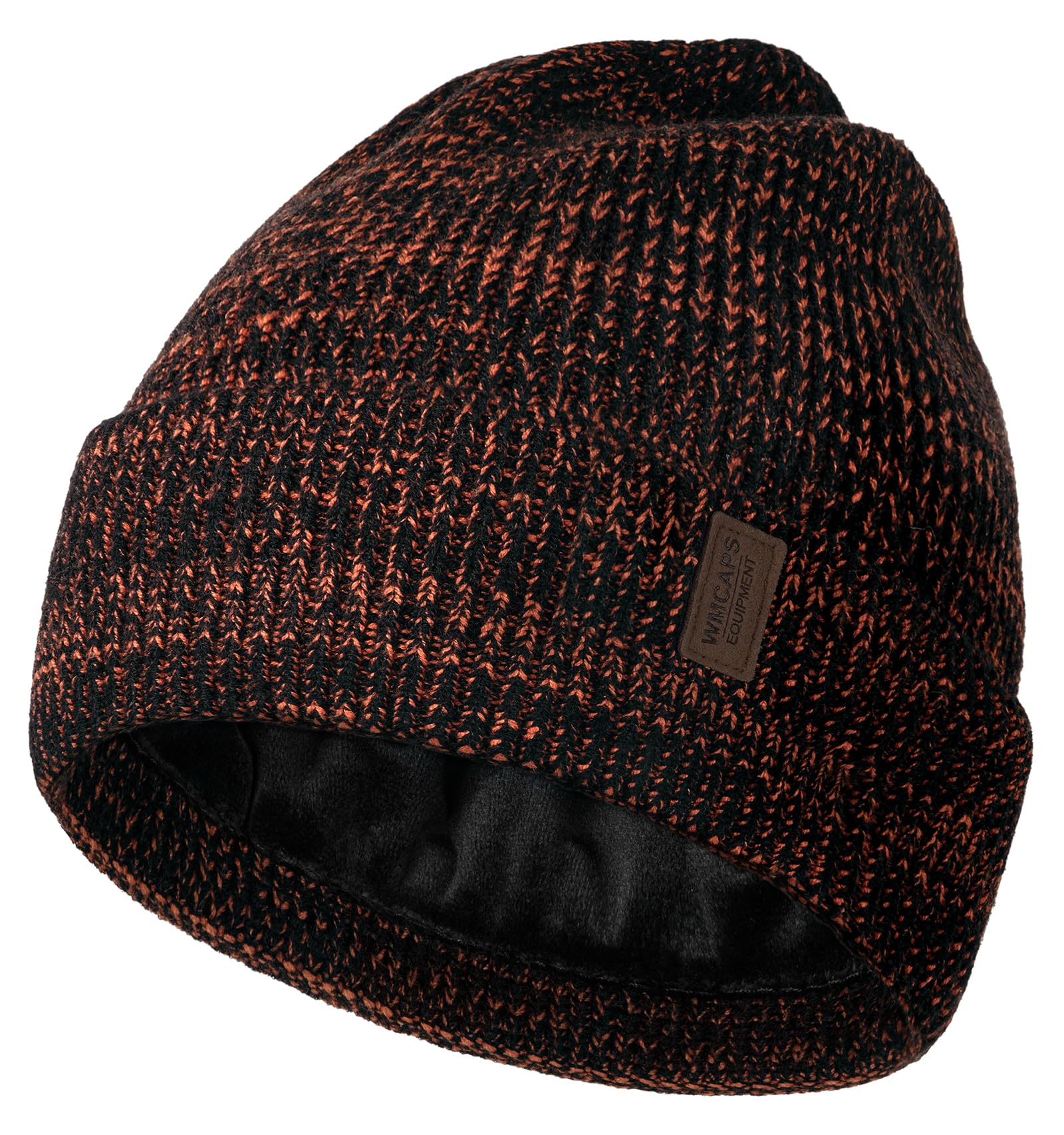 Wmcaps Winter Beanie for Men Women, Fleece Lined Beanie Soft Warm Knit Hat Ski Stocking Cuffed Cap